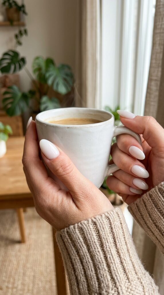 milky nails milky nails