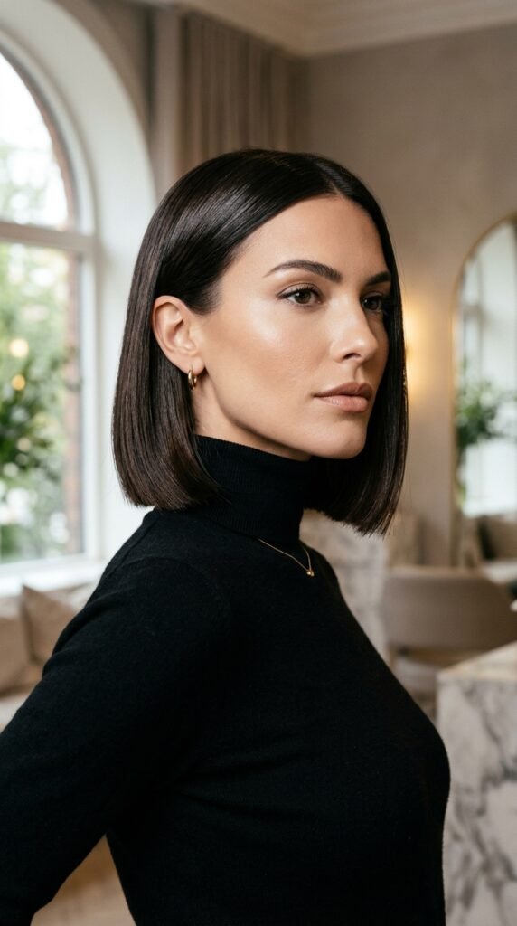 Italian_bob_tucked_behind_ear Italian_bob_tucked_behind_ear