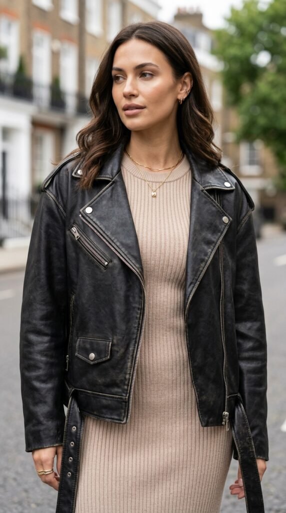 Leather_jacket_over_knit_dress_ Leather_jacket_over_knit_dress_
