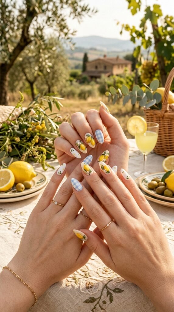 Lemon_nails_Italian_picnic_nails Lemon_nails_Italian_picnic_nails
