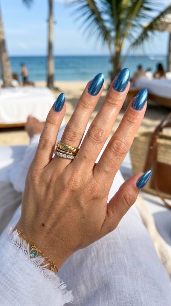 Ocean_blue_chrome_nails_ Ocean_blue_chrome_nails_