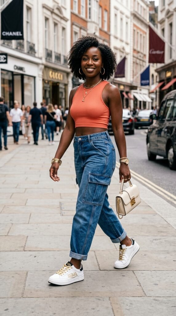 Petite_Black_woman_street_style_von dutch shoes Petite_Black_woman_street_style_von dutch shoes