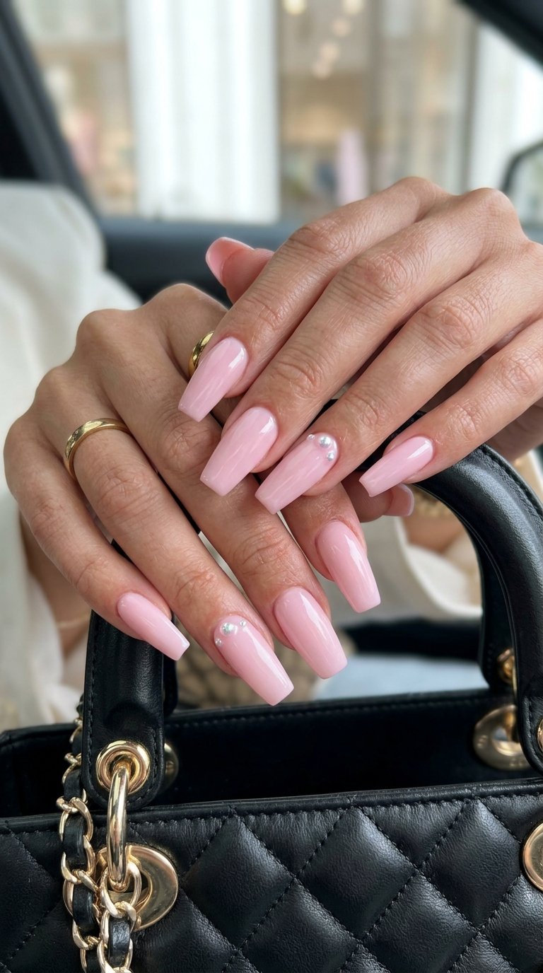 Soft_pink_acrylic_coffin_nails