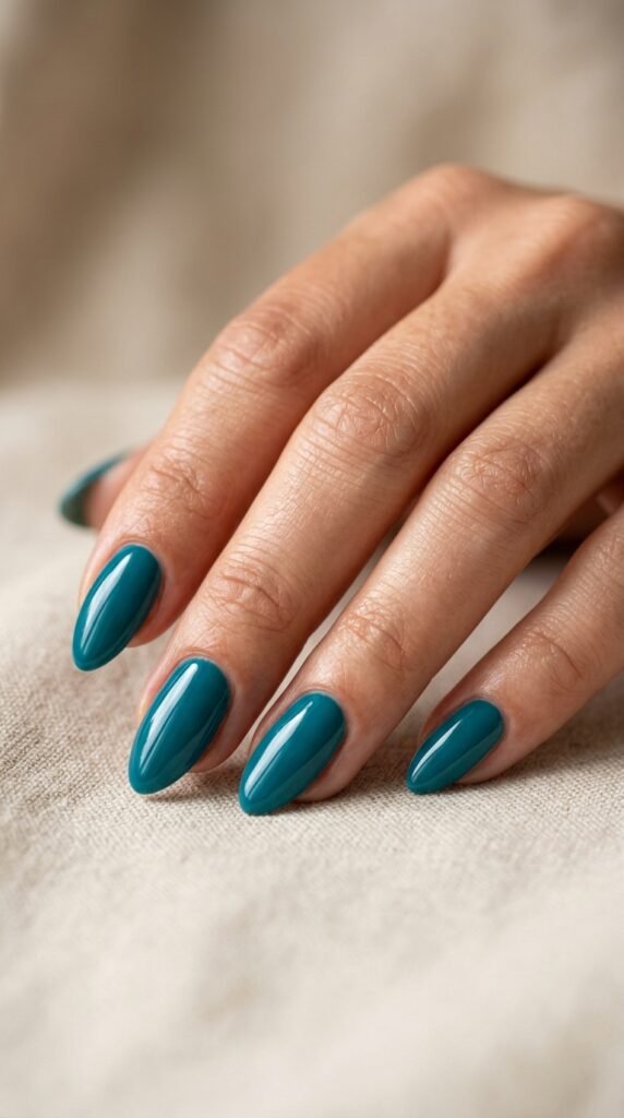 Teal_nails_flawless_manicure_ Teal_nails_flawless_manicure_