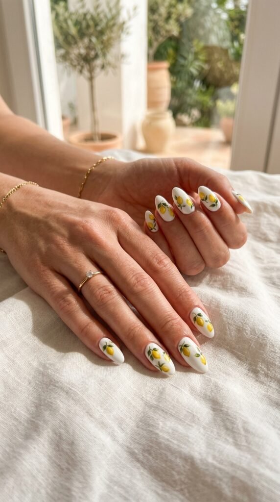 White_linen_lemon_nails_ White_linen_lemon_nails_