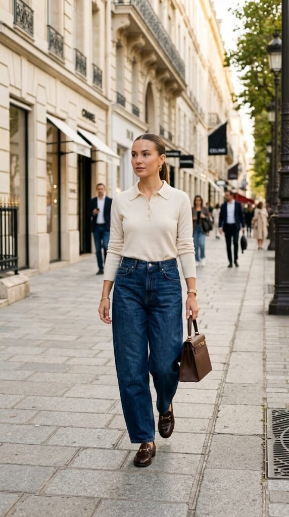 Woman_wearing_baggy_jeans_knit Woman_wearing_baggy_jeans_knit