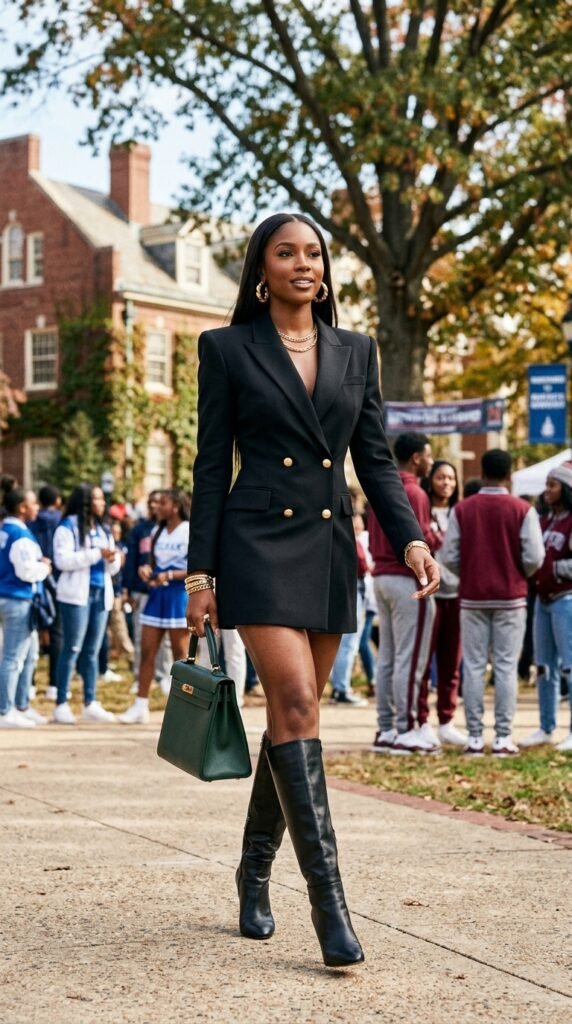 Woman_wearing_blazer_dress_boots Woman_wearing_blazer_dress_boots