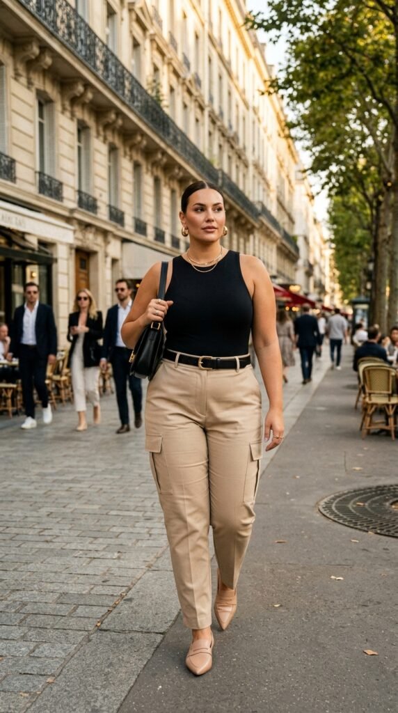 Woman_wearing_bodysuit_cargo_pants Woman_wearing_bodysuit_cargo_pants