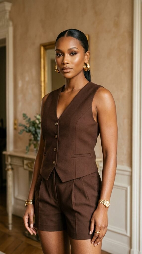 chocolate brown matching set chocolate brown matching set