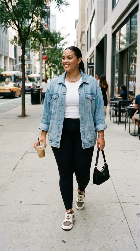 Woman_wearing_denim_jacket_leggings Woman_wearing_denim_jacket_leggings