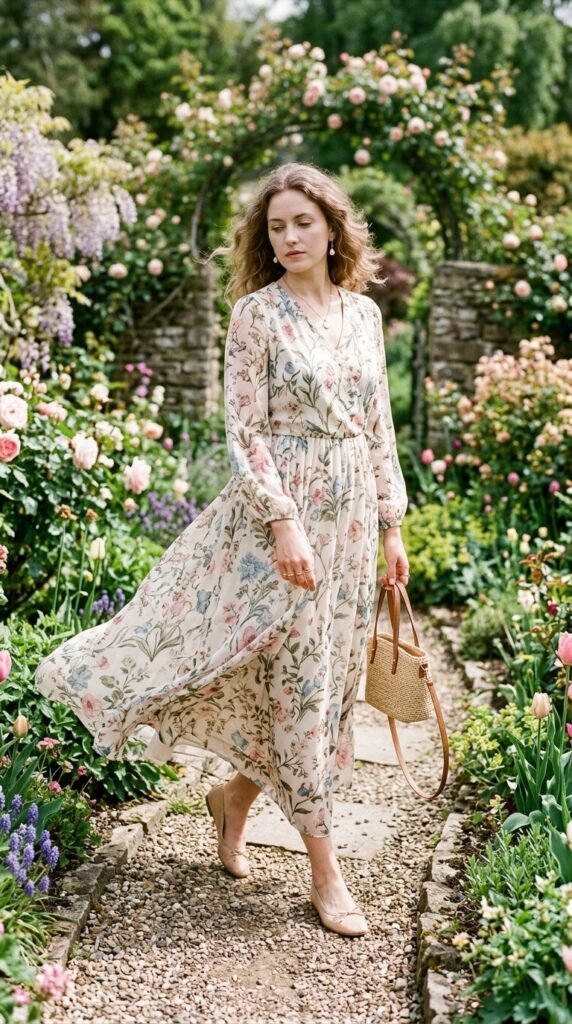 Woman_wearing_floral_maxi_dress Woman_wearing_floral_maxi_dress