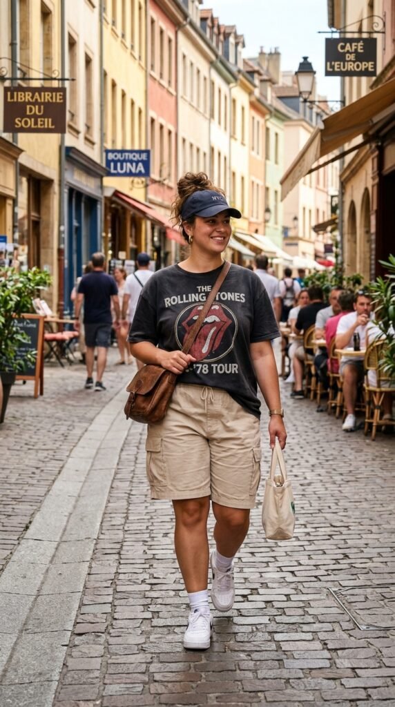 Woman_wearing_graphic_tee_cargo_pants Woman_wearing_graphic_tee_cargo_pants