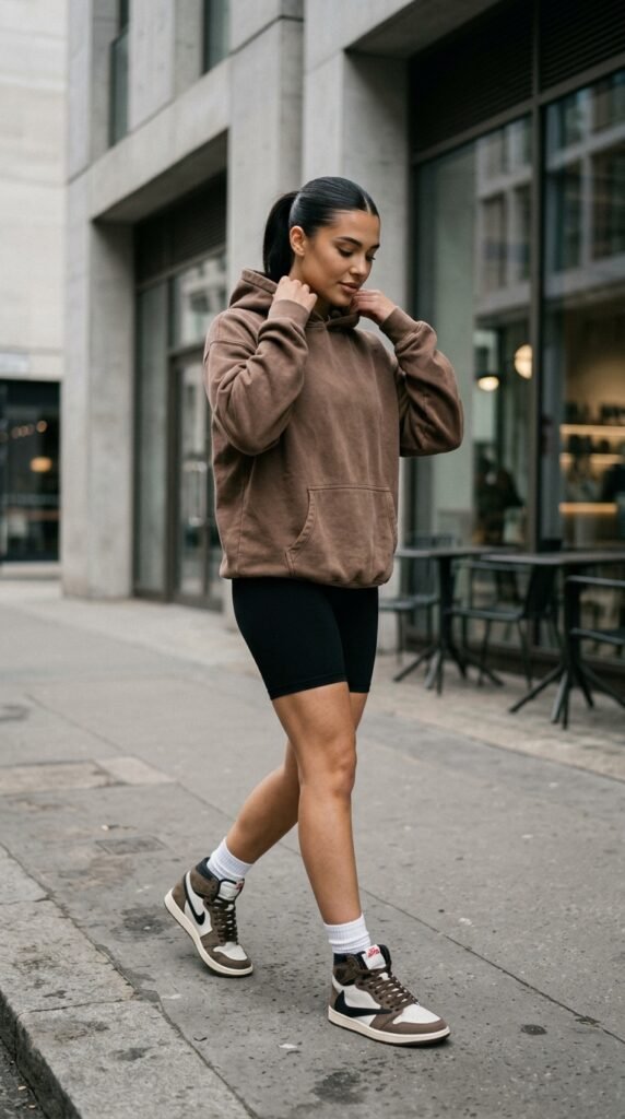 Woman_wearing_hoodie_biker_shorts Woman_wearing_hoodie_biker_shorts