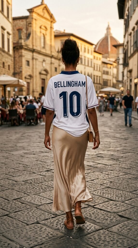 Woman_wearing_jersey_satin_skirt Woman_wearing_jersey_satin_skirt