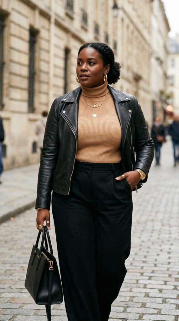 Woman_wearing_leather_jacket_trousers Woman_wearing_leather_jacket_trousers