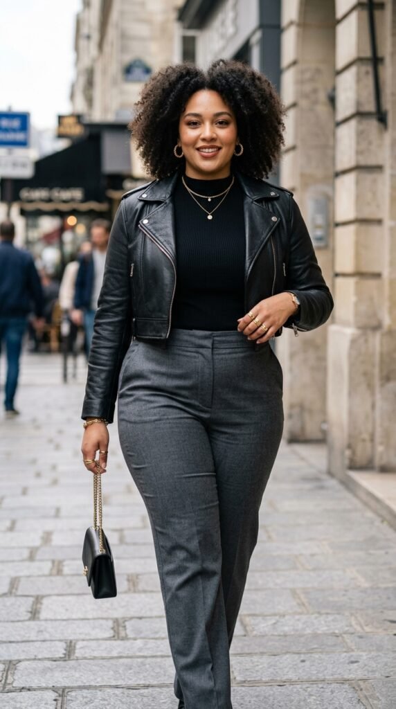 Woman_wearing_leather_jacket_trousers Woman_wearing_leather_jacket_trousers