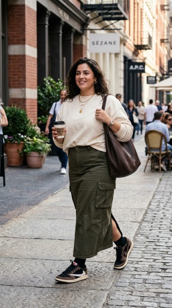 Woman_wearing_maxi_skirt_sweatshirt Woman_wearing_maxi_skirt_sweatshirt