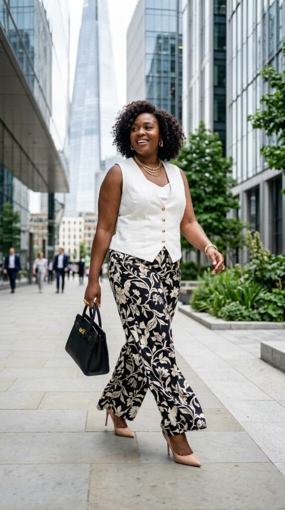 Woman_wearing_printed_pants_ Woman_wearing_printed_pants_