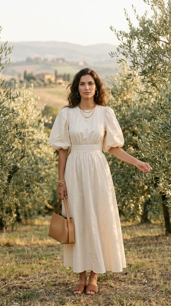 Woman_wearing_puff_sleeve_dress Woman_wearing_puff_sleeve_dress