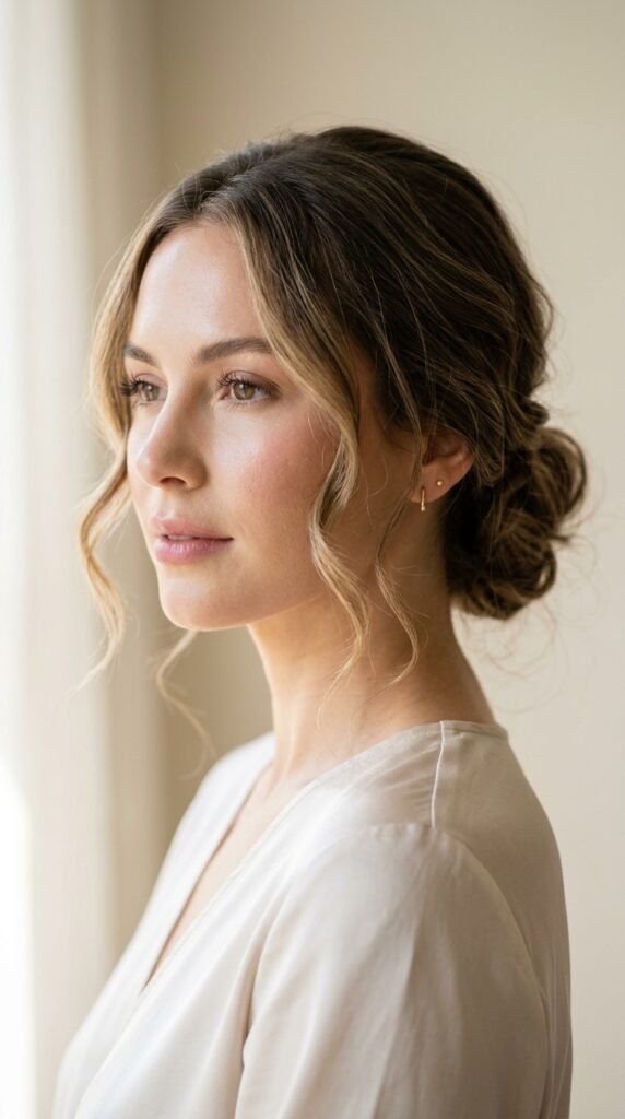 Woman_wearing_romantic_low_bun Woman_wearing_romantic_low_bun