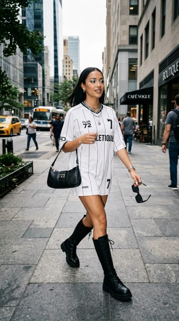 Woman_wearing_soccer_jersey_dress Woman_wearing_soccer_jersey_dress