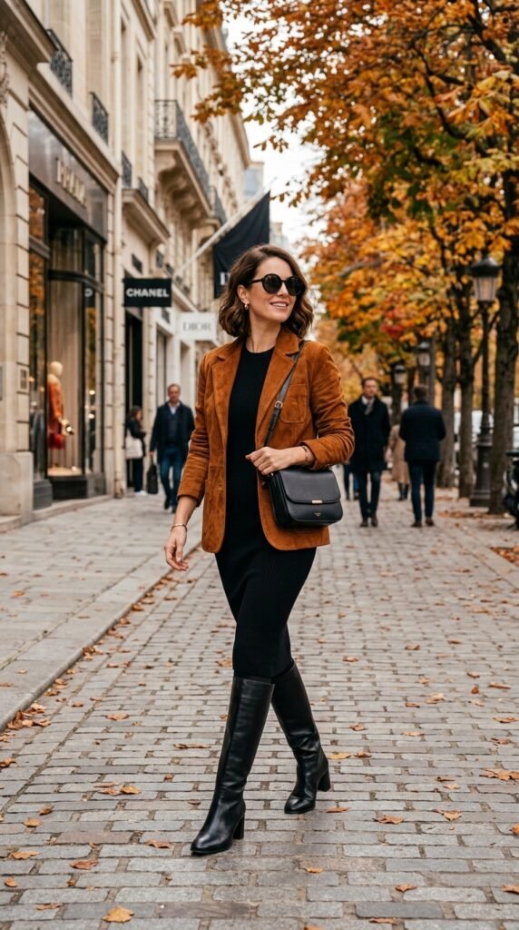 Woman_wearing_suede_jacket_black Woman_wearing_suede_jacket_black