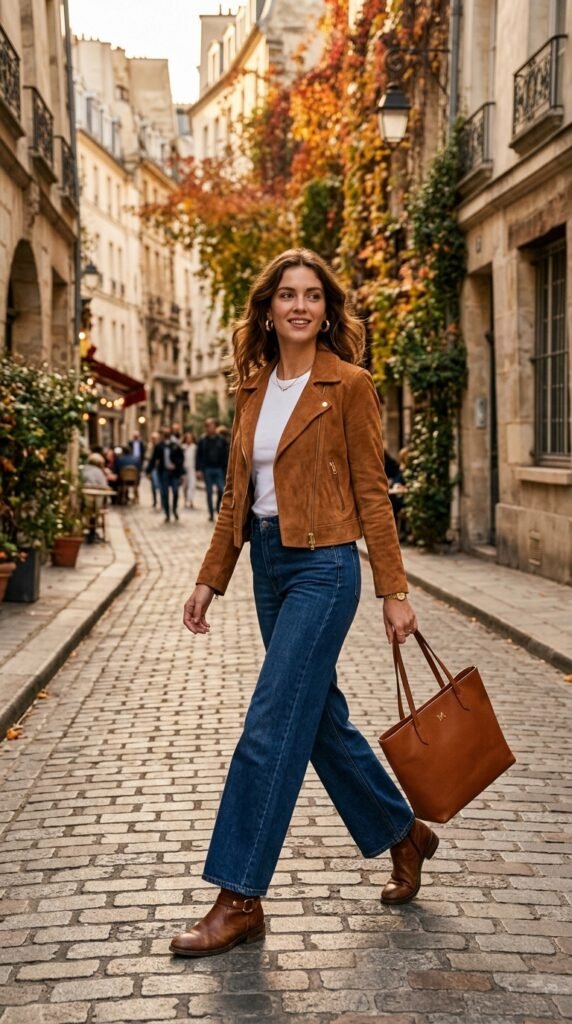 Woman_wearing_suede_jacket_jeans Woman_wearing_suede_jacket_jeans