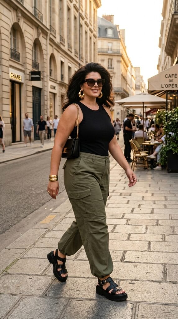 Woman_wearing_tank_top_cargo_pants Woman_wearing_tank_top_cargo_pants