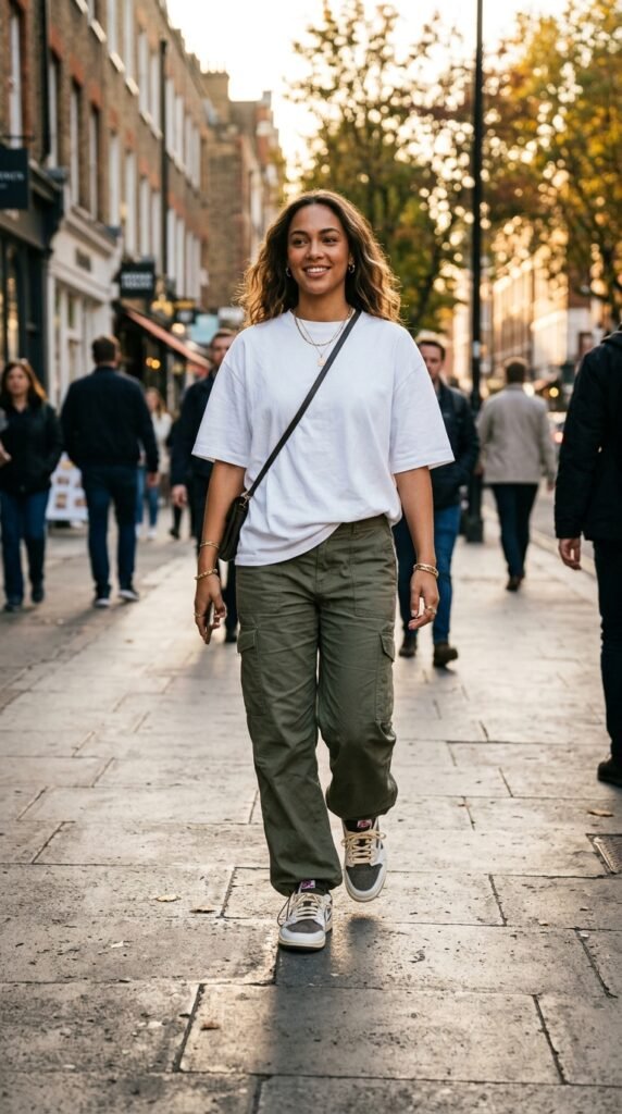 Woman_wearing_tee_cargo_pants Woman_wearing_tee_cargo_pants