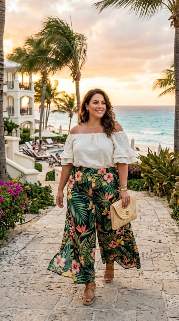 Woman_wearing_tropical_trousers_ Woman_wearing_tropical_trousers_