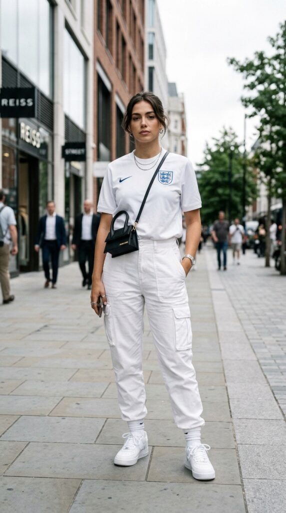 Woman_wearing_white_cargo_outfit Woman_wearing_white_cargo_outfit