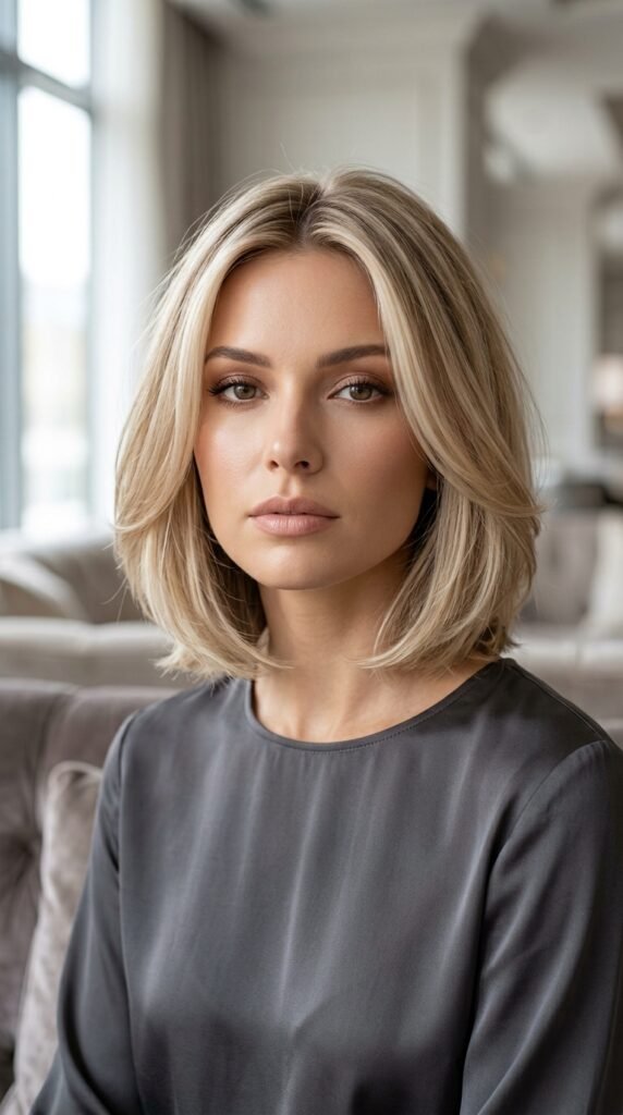 Woman_with_blonde_bob_ Blonde_bob