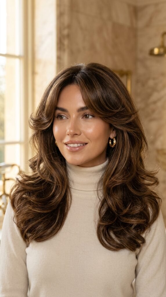 Woman_with_butterfly_haircut_blowout Woman_with_butterfly_haircut_blowout