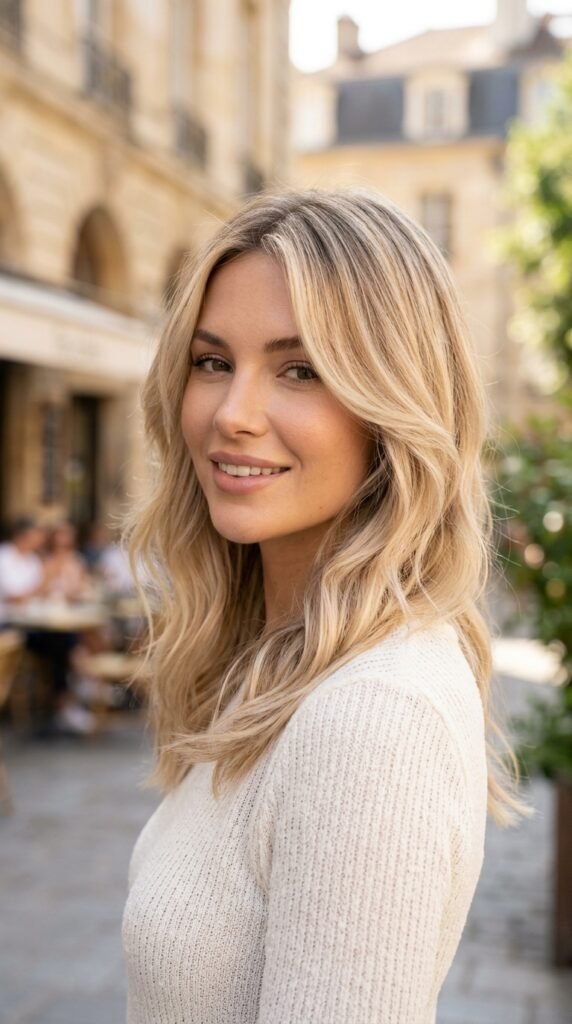 Woman_with_champagne_blonde_balayage Woman_with_champagne_blonde_balayage