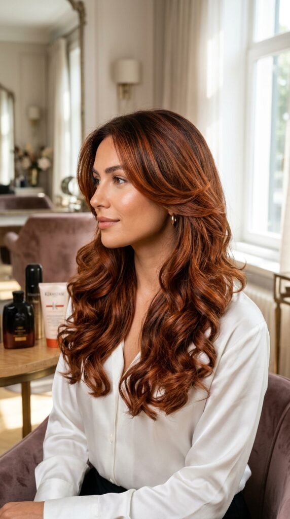 Woman_with_copper_balayage_hair Woman_with_copper_balayage_hair