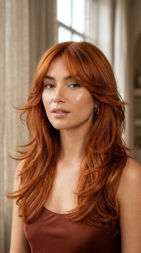 Woman_with_copper_butterfly_hair_ Woman_with_copper_butterfly_hair_