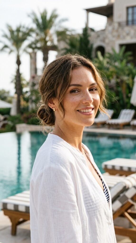 Woman_with_low_mini_bun_ Woman_with_low_mini_bun_
