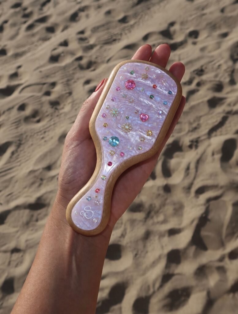 bedazzled hairbrush bedazzled hairbrush