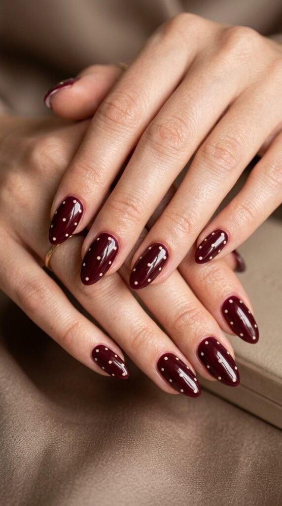 Burgundy_polka_dot_nails Burgundy_polka_dot_nails