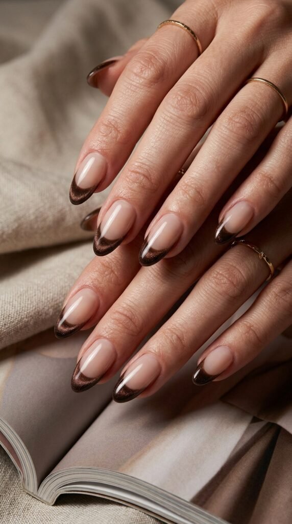 Cat-eye_French_manicure_tips Cat-eye_French_manicure_tips