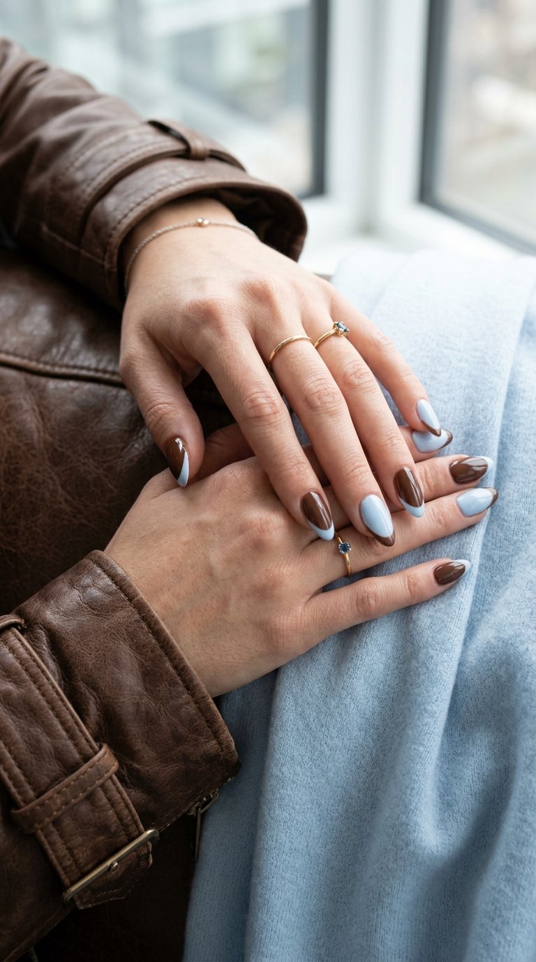 Chocolate_and_blue_nail_polish