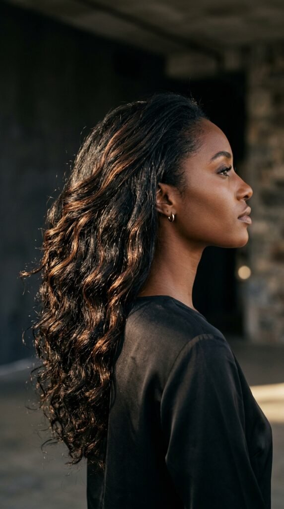 Chocolate_highlights_on_black_hair chocolate brown hair