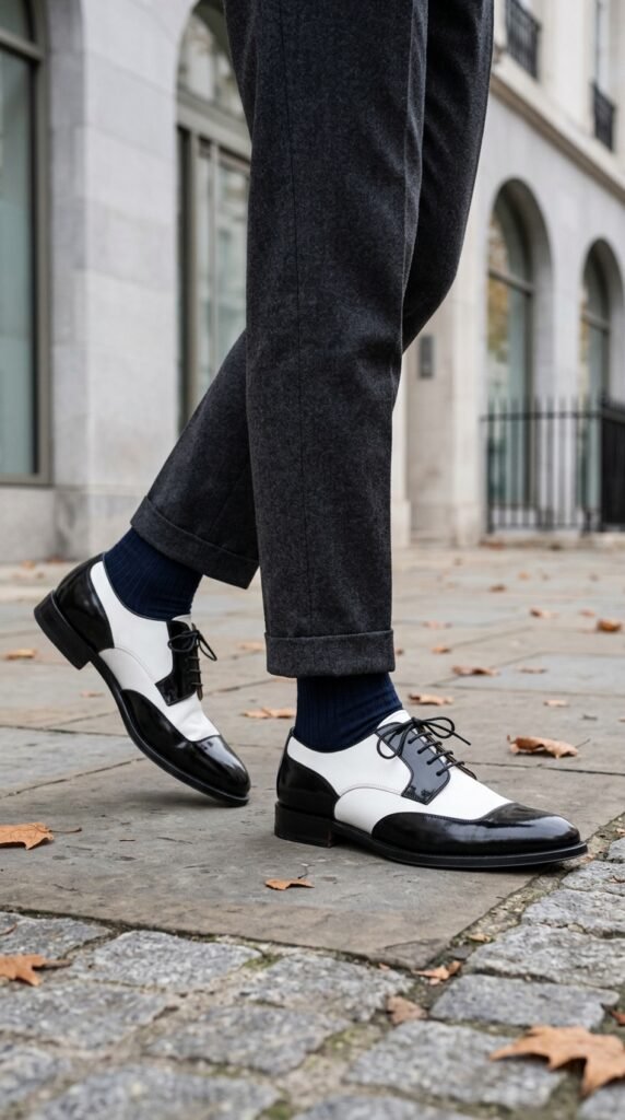 Derby_shoes_worn_with_trousers fall shoes trends