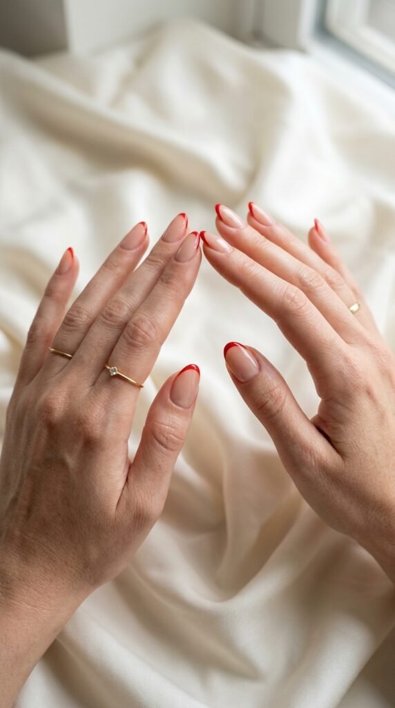 Feminine_hands_with_tomato_Frenchtips Feminine_hands_with_tomato_Frenchtips