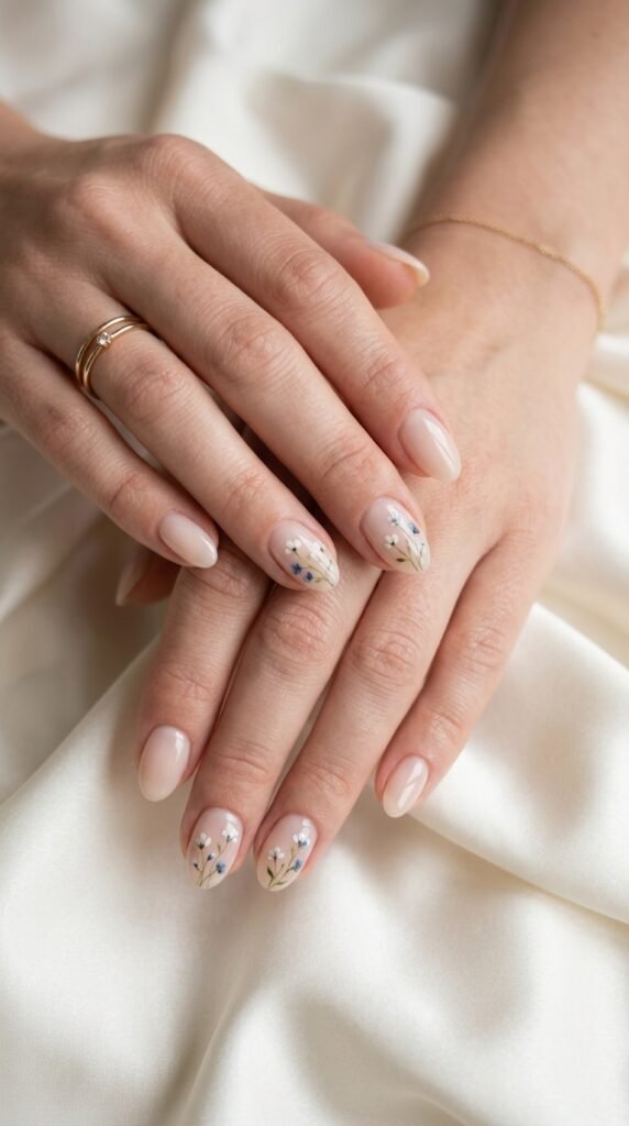 Floral_manicure_on_short_nails_ Floral_manicure_on_short_nails_
