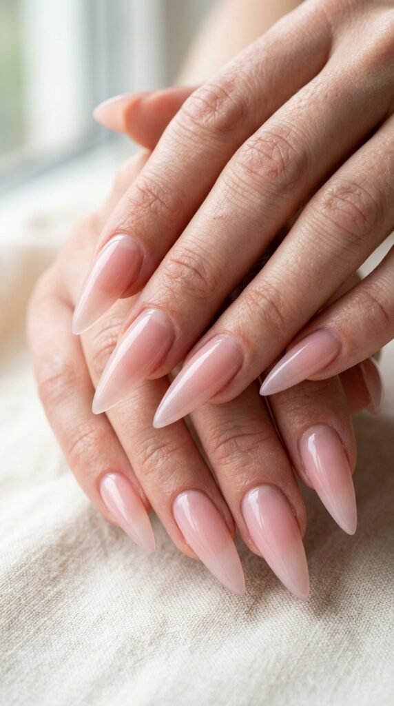 Hands_showing_sheer_pink_nails_ Hands_showing_sheer_pink_nails_