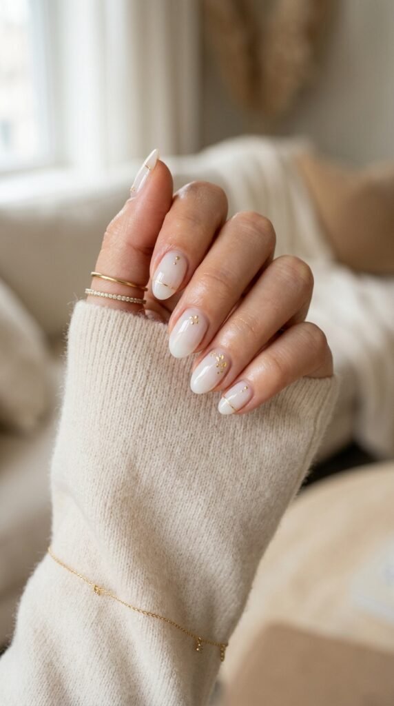 Manicure_with_gold_details Manicure_with_gold_details