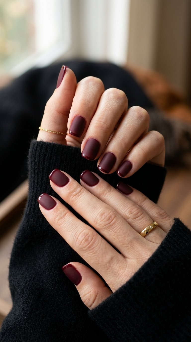 matte_burgundy_nails