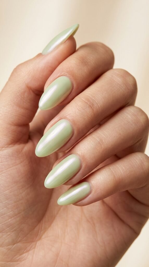 Matcha_glazed_nails_manicure Matcha_glazed_nails_manicure
