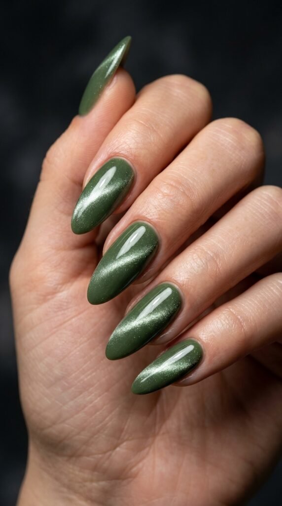Matcha_green_cat-eye_manicure Matcha_green_cat-eye_manicure
